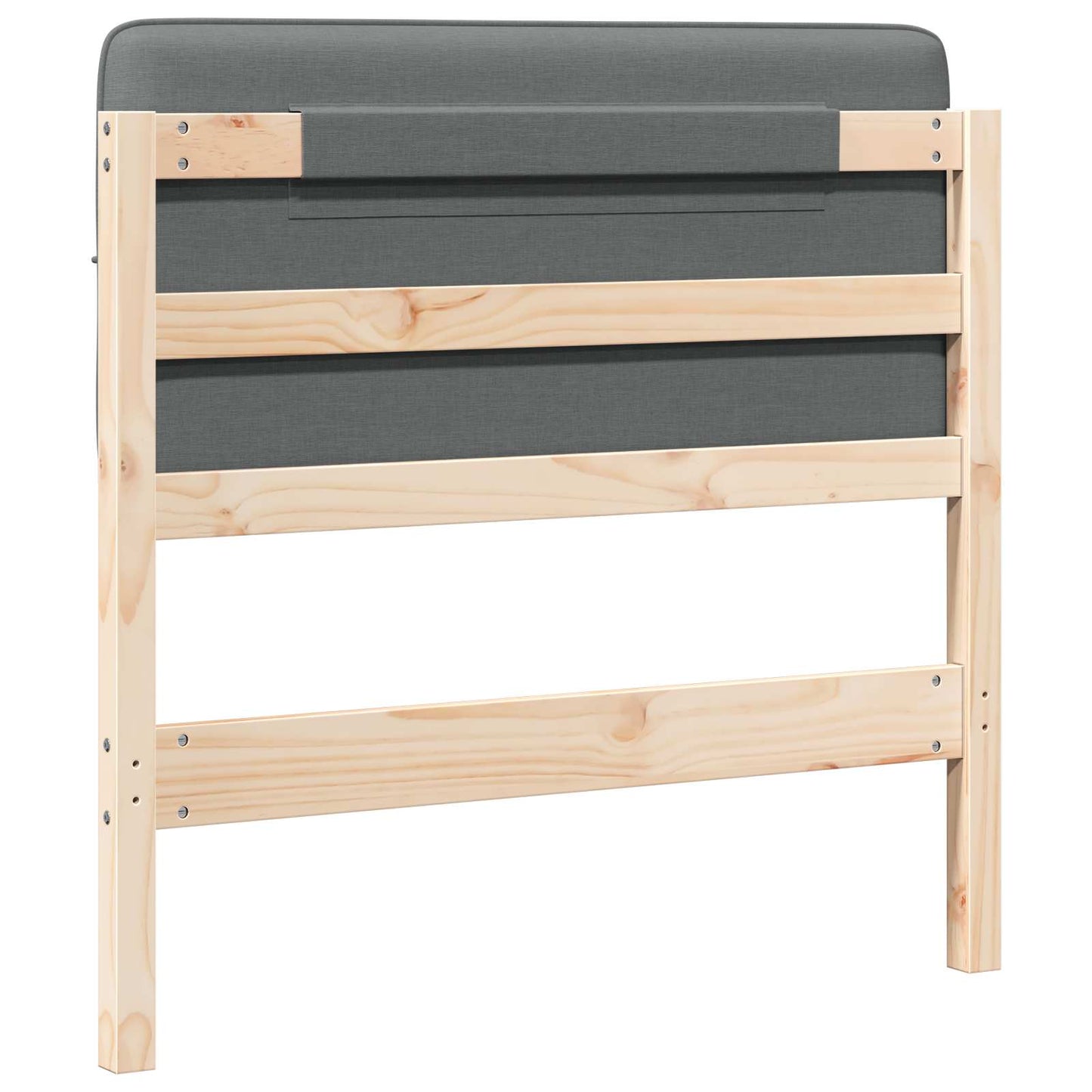 Gepolstertes Kopfteil mit Kopfteil Braun und Hellgrau 100 cm