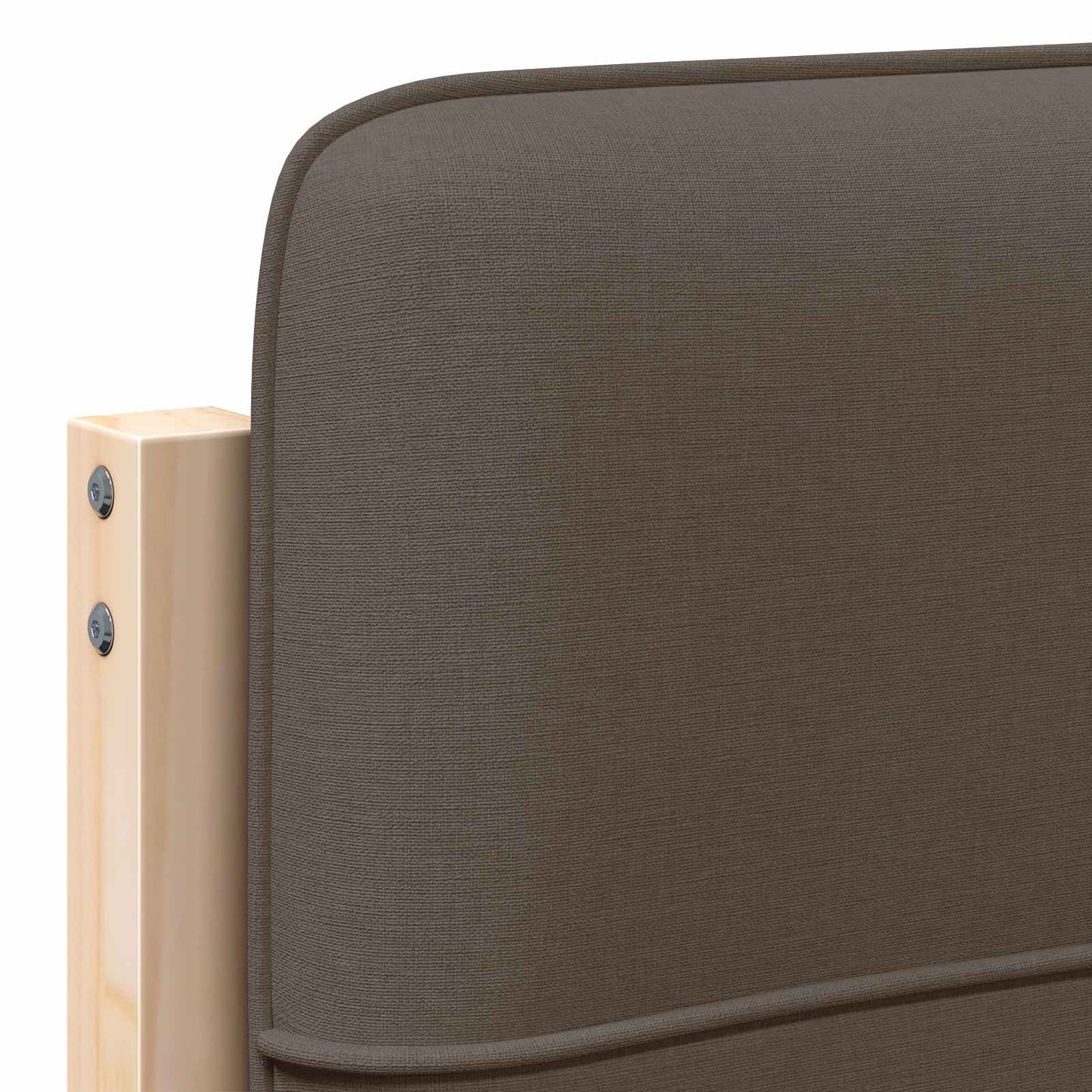 vidaXL Gepolstertes Kopfteil mit Kopfteil Braun und Taupe 100 cm
