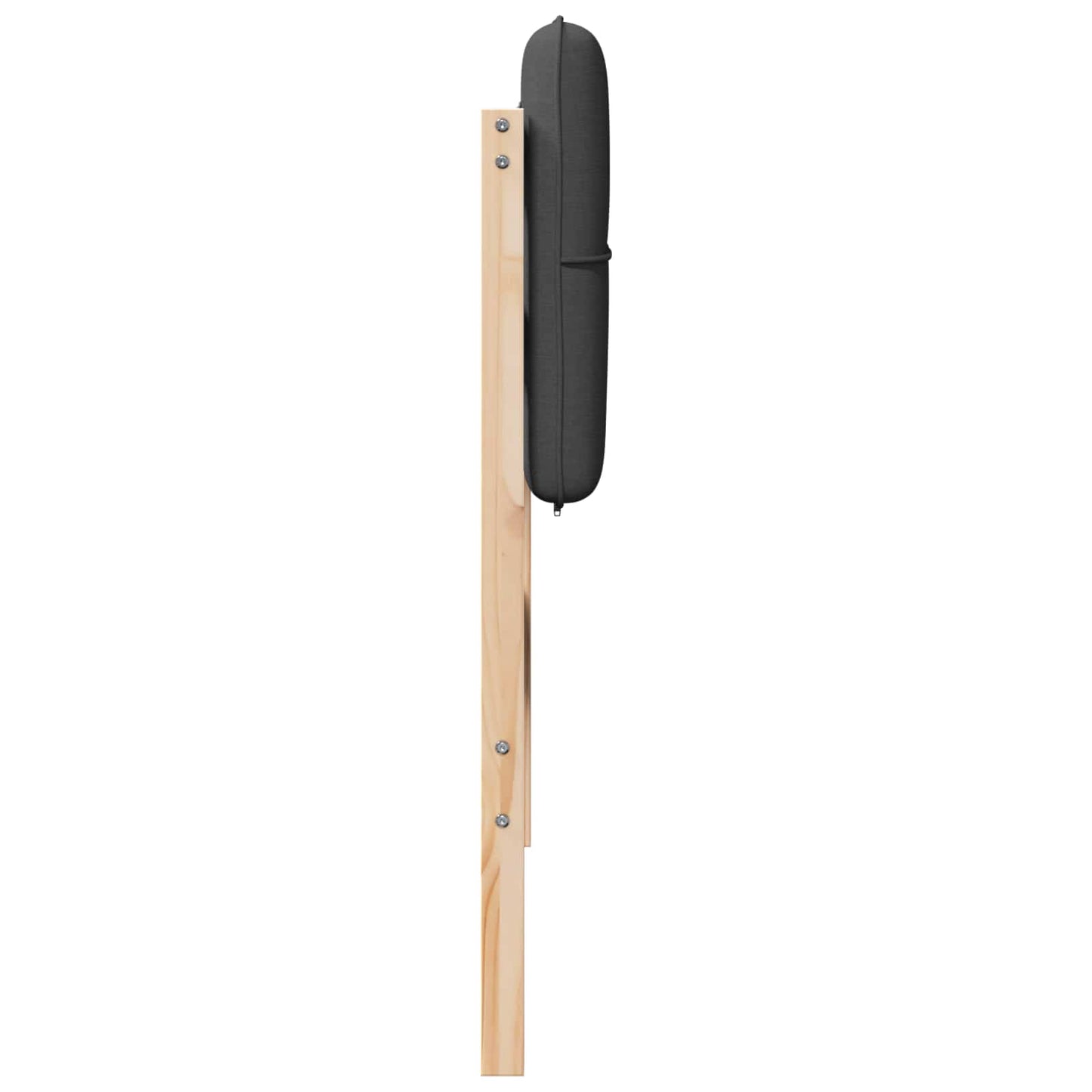 vidaXL Gepolstertes Kopfteil mit Kopfteil Braun und Dunkelgrau 80 cm