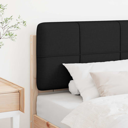 vidaXL Tête de lit rembourrée avec sommier marron et noir 80 cm