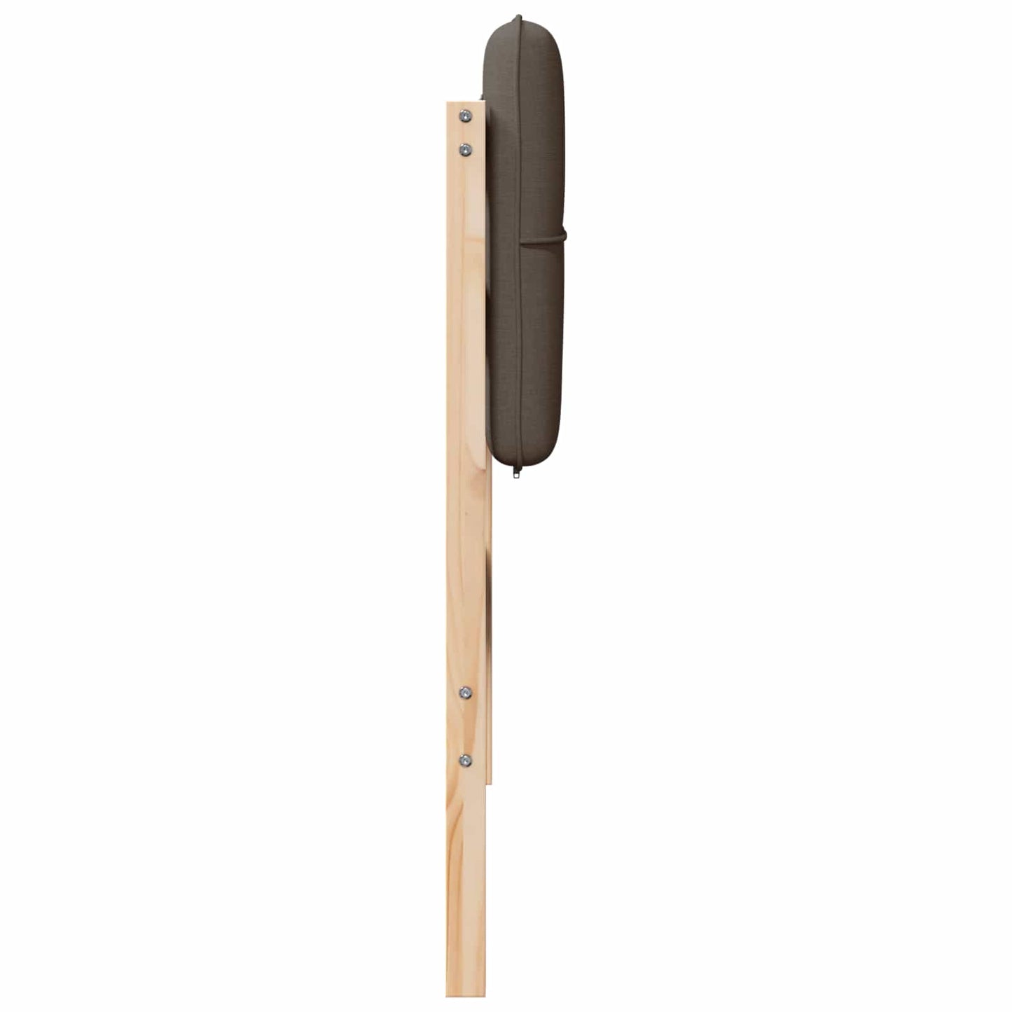 vidaXL Gepolstertes Kopfteil mit Kopfteil Braun und Taupe 80 cm