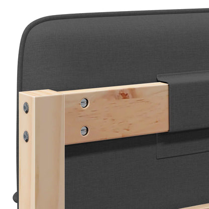 Gepolstertes Kopfteil mit Kopfteil Braun und Dunkelgrau 75 cm