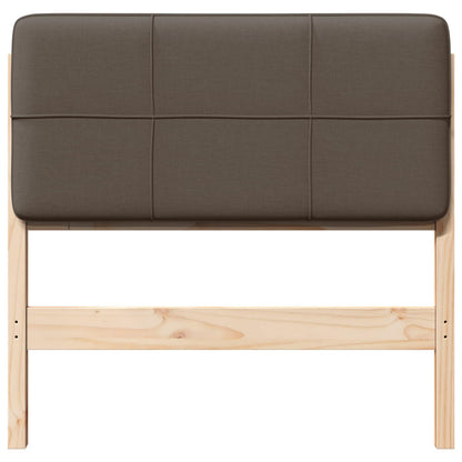 vidaXL Gepolstertes Kopfteil mit Kopfteil Braun und Taupe 75 cm