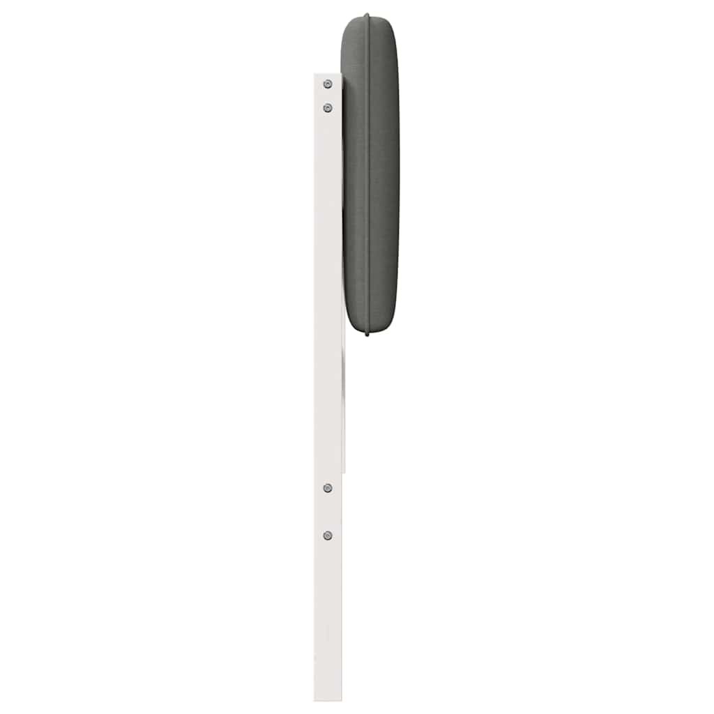 Gepolstertes Kopfteil mit Kopfteil Weiß und Hellgrau 200 cm