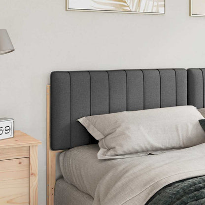 vidaXL Gepolstertes Kopfteil mit Kopfteil Braun und Dunkelgrau 180 cm