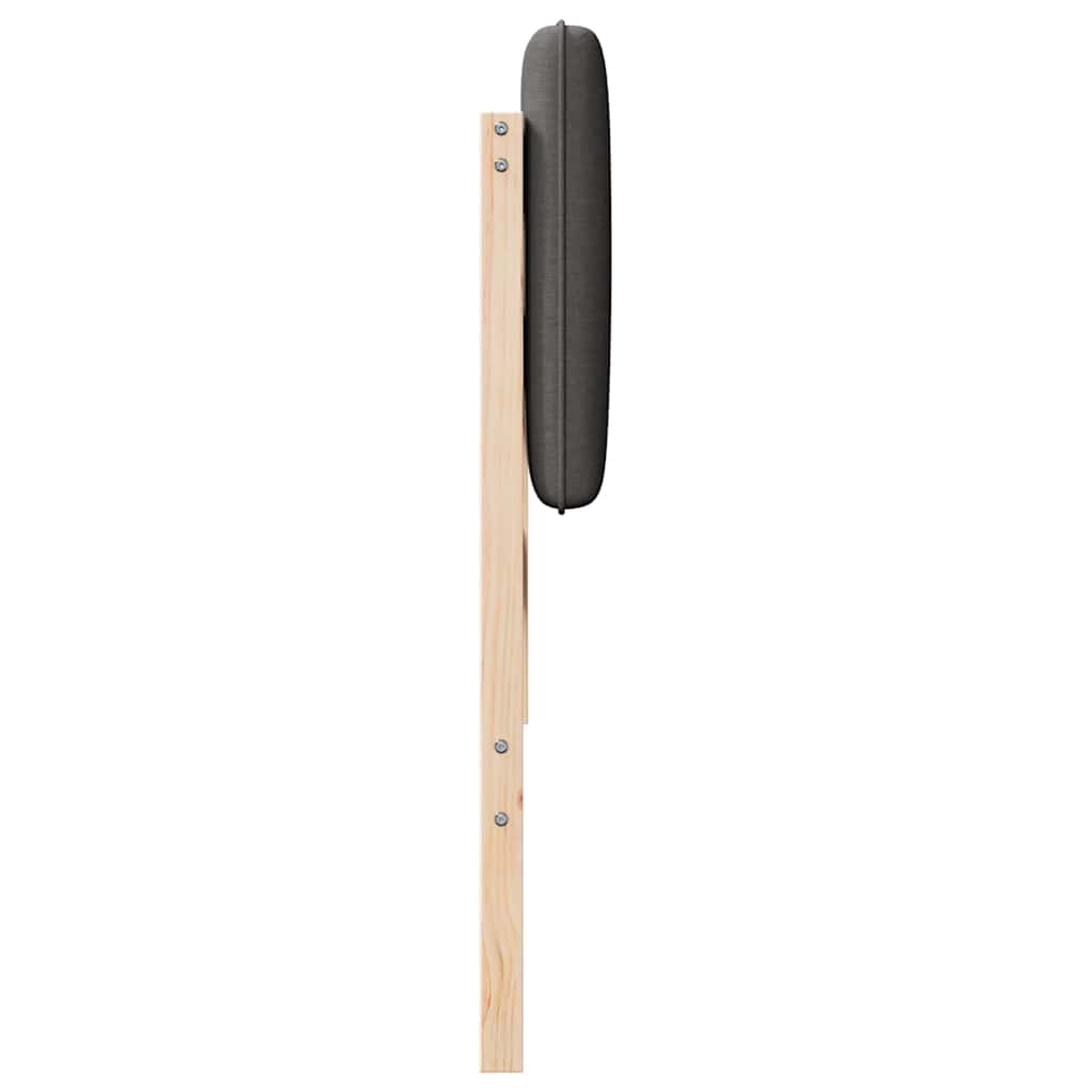 vidaXL Gepolstertes Kopfteil mit Kopfteil Braun und Dunkelgrau 180 cm