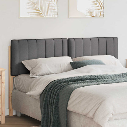 Gepolstertes Kopfteil mit Kopfteil Braun und Dunkelgrau 150 cm