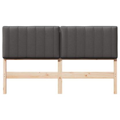 Gepolstertes Kopfteil mit Kopfteil Braun und Dunkelgrau 150 cm