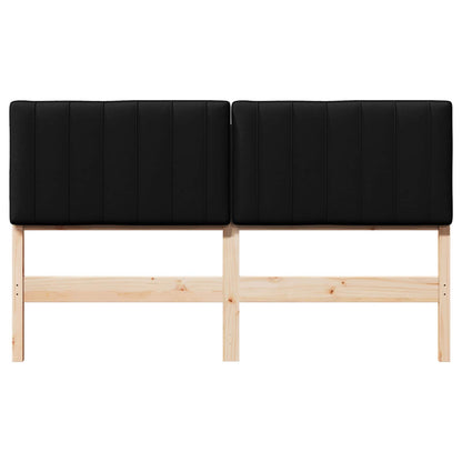 Gepolstertes Kopfteil mit Kopfteil Braun und Schwarz 150 cm