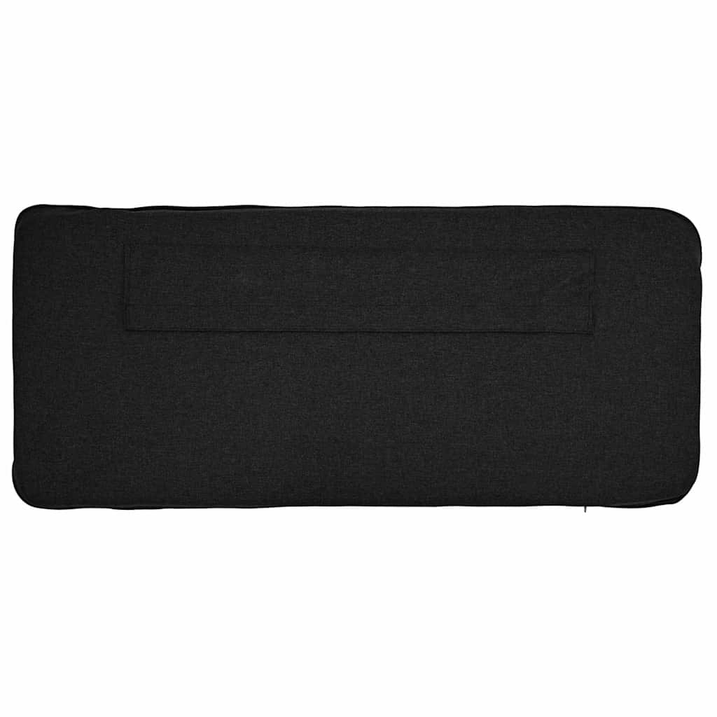 vidaXL Gepolstertes Kopfteil mit Kopfteil Braun und Schwarz 140 cm