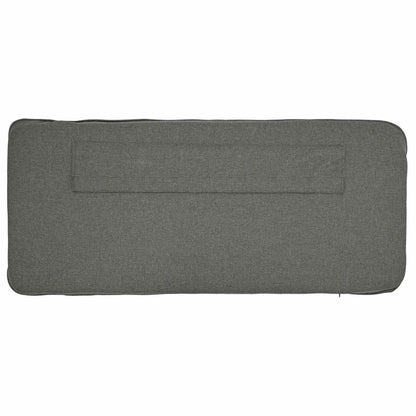 vidaXL Gepolstertes Kopfteil mit Kopfteil Braun und Hellgrau 120 cm