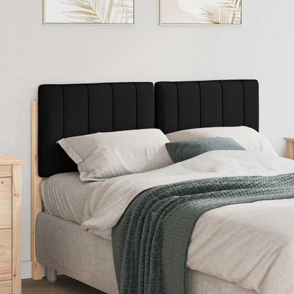 vidaXL Gepolstertes Kopfteil mit Kopfteil Braun und Schwarz 120 cm