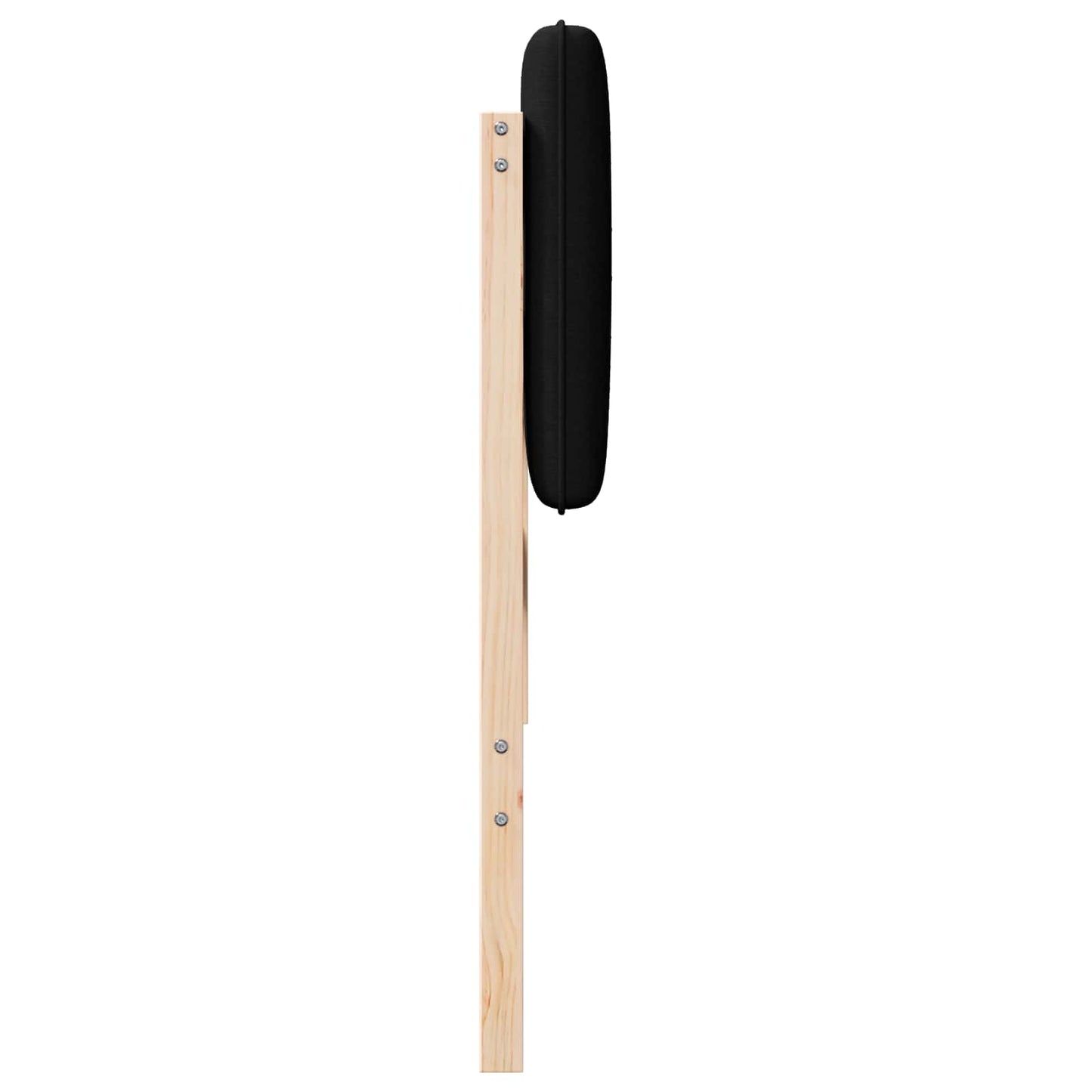 vidaXL Gepolstertes Kopfteil mit Kopfteil Braun und Schwarz 120 cm