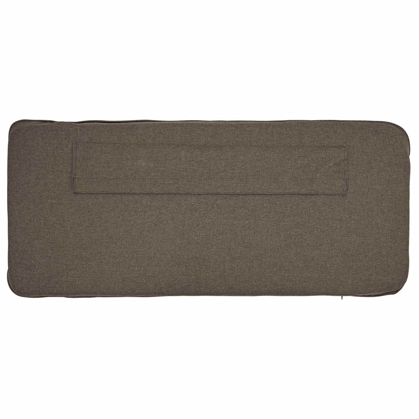 vidaXL Gepolstertes Kopfteil mit Kopfteil Braun und Taupe 120 cm