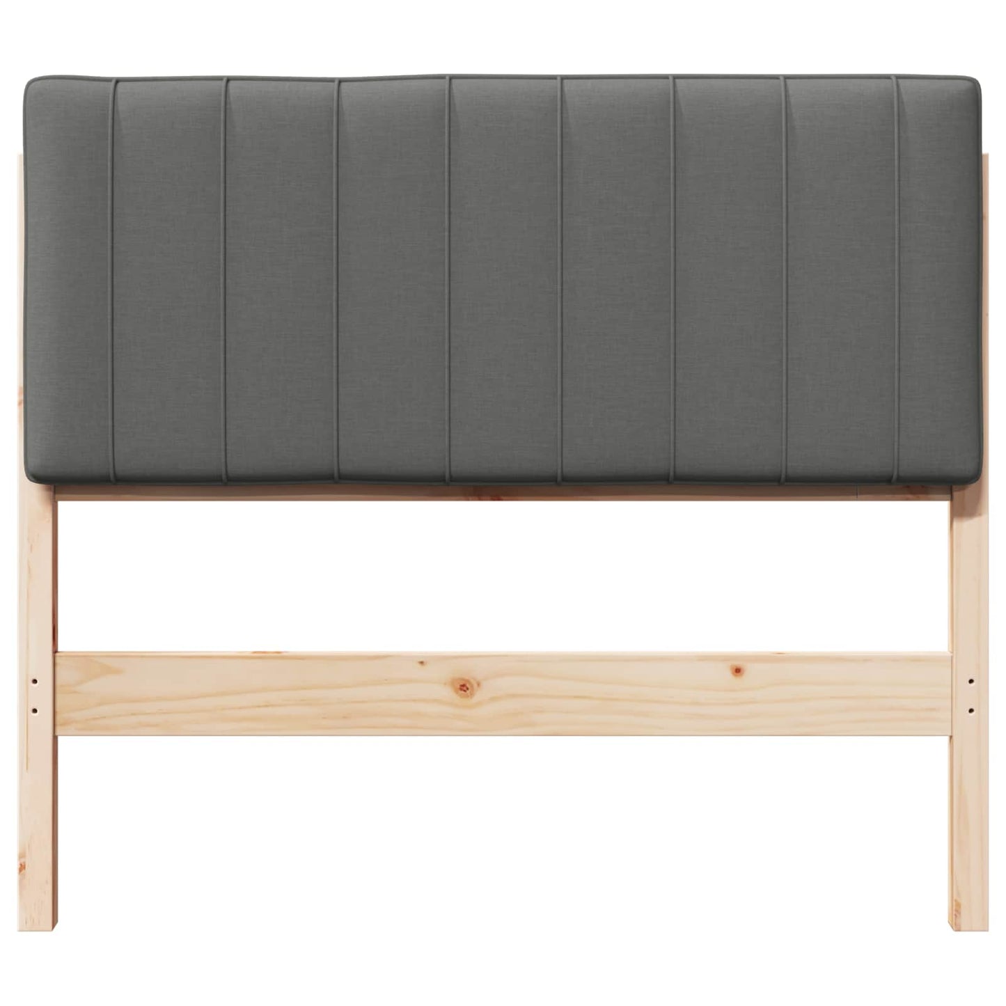 Gepolstertes Kopfteil mit Kopfteil Braun und Hellgrau 100 cm