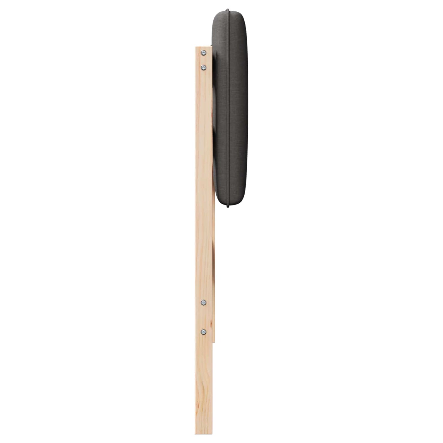 vidaXL Gepolstertes Kopfteil mit Kopfteil Braun und Dunkelgrau 100 cm