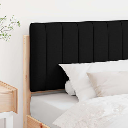 vidaXL Gepolstertes Kopfteil mit Kopfteil Braun und Schwarz 100 cm