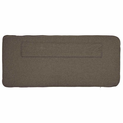 vidaXL Gepolstertes Kopfteil mit Kopfteil Braun und Taupe 100 cm