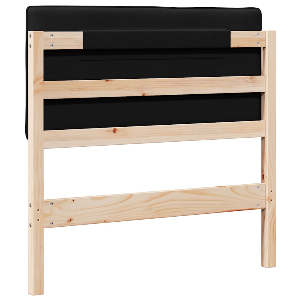 Gepolstertes Kopfteil mit Kopfteil Braun und Schwarz 90 cm