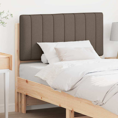 vidaXL Gepolstertes Kopfteil mit Kopfteil Braun und Taupe 90 cm