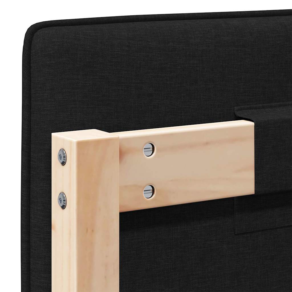 Gepolstertes Kopfteil mit Kopfteil Braun und Schwarz 80 cm