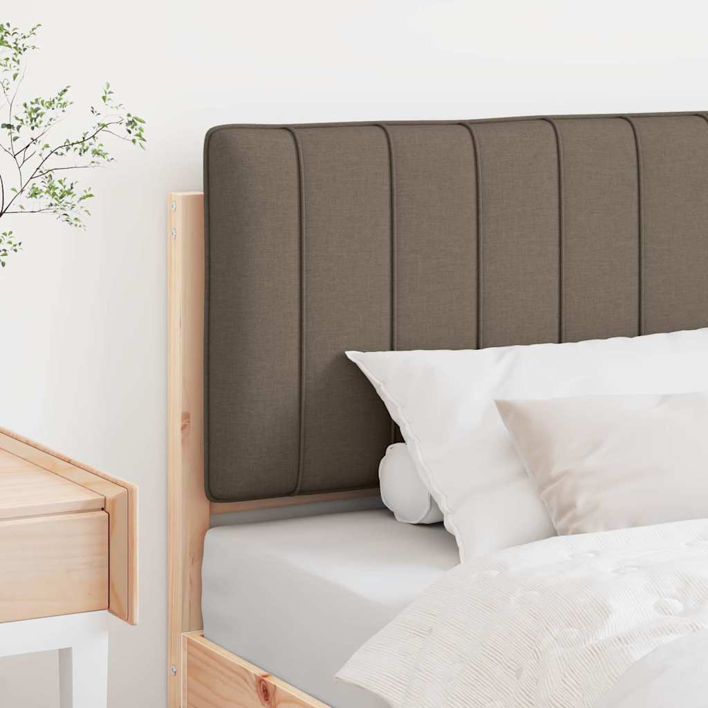 vidaXL Gepolstertes Kopfteil mit Kopfteil Braun und Taupe 80 cm