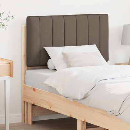 vidaXL Gepolstertes Kopfteil mit Kopfteil Braun und Taupe 80 cm