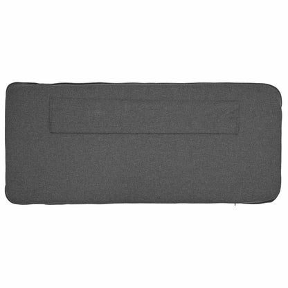 vidaXL Gepolstertes Kopfteil mit Kopfteil Braun und Dunkelgrau 75 cm