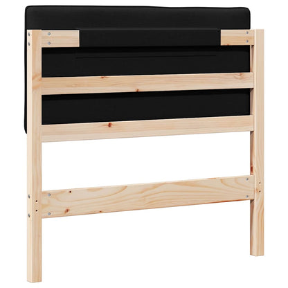 Gepolstertes Kopfteil mit Kopfteil Braun und Schwarz 75 cm