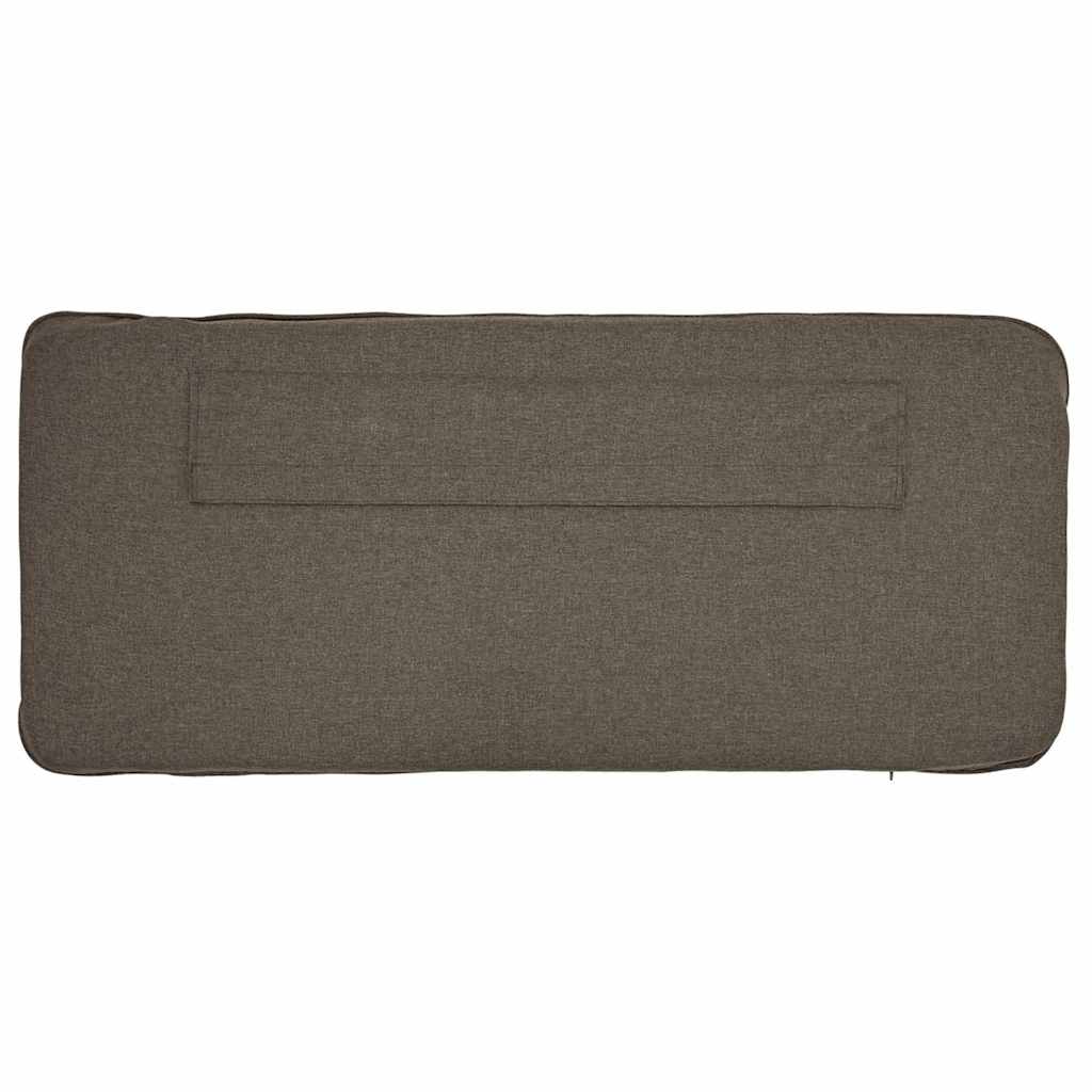 vidaXL Gepolstertes Kopfteil mit Kopfteil Braun und Taupe 75 cm