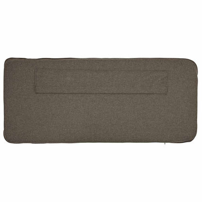 vidaXL Gepolstertes Kopfteil mit Kopfteil Braun und Taupe 75 cm