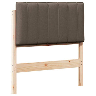 vidaXL Gepolstertes Kopfteil mit Kopfteil Braun und Taupe 75 cm