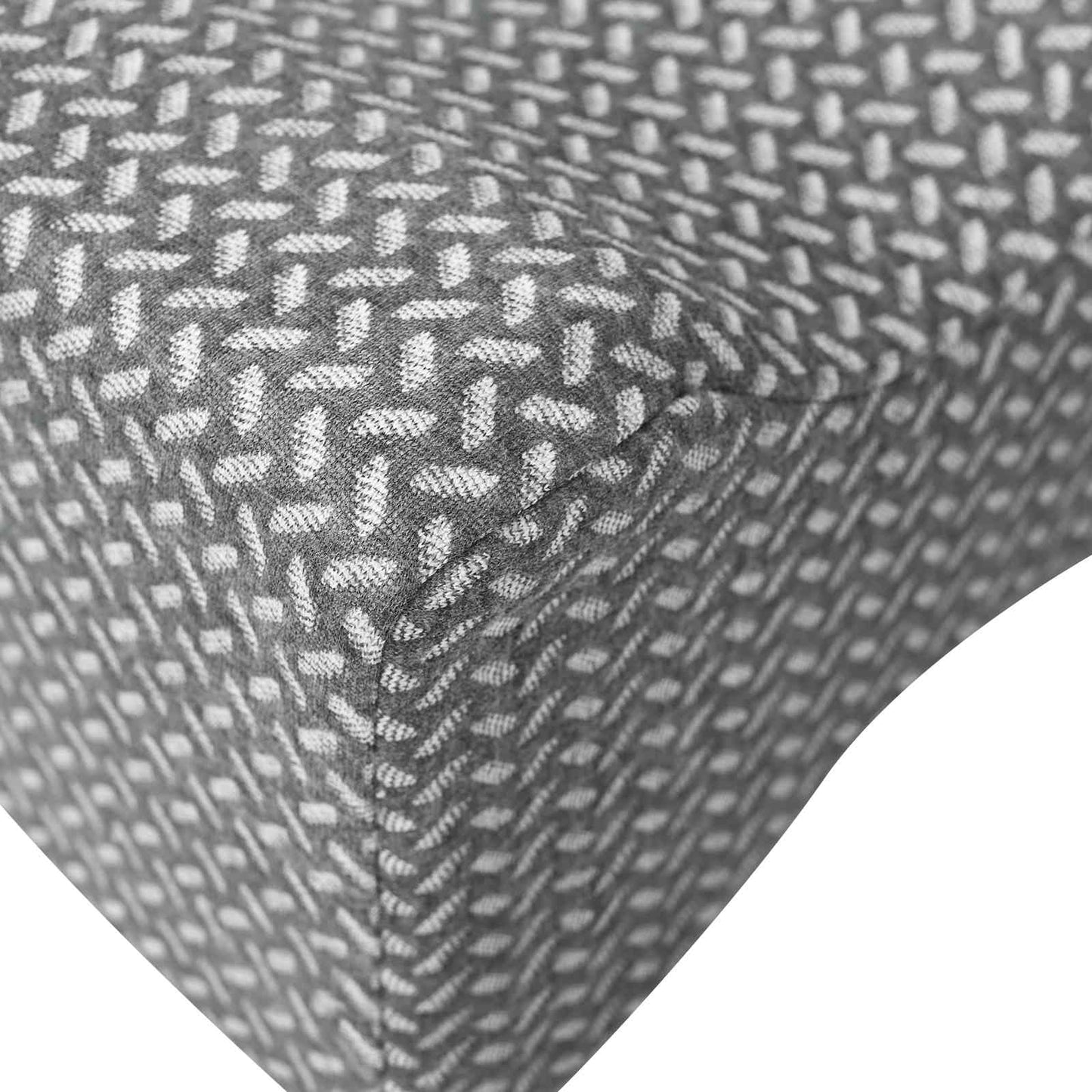 Knierolle Einfarbig Grau 26 x 21,5 x 15 cm Viscoschaum