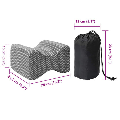 Knierolle Einfarbig Grau 26 x 21,5 x 15 cm Viscoschaum