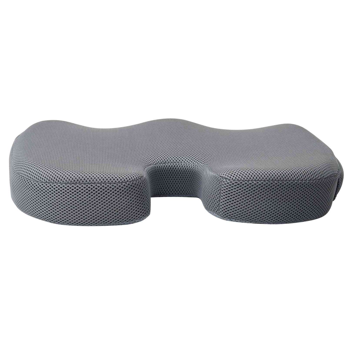 vidaXL Sitzkissen mit Kissen Grau 47 x 37 x 8 cm Mit Netz