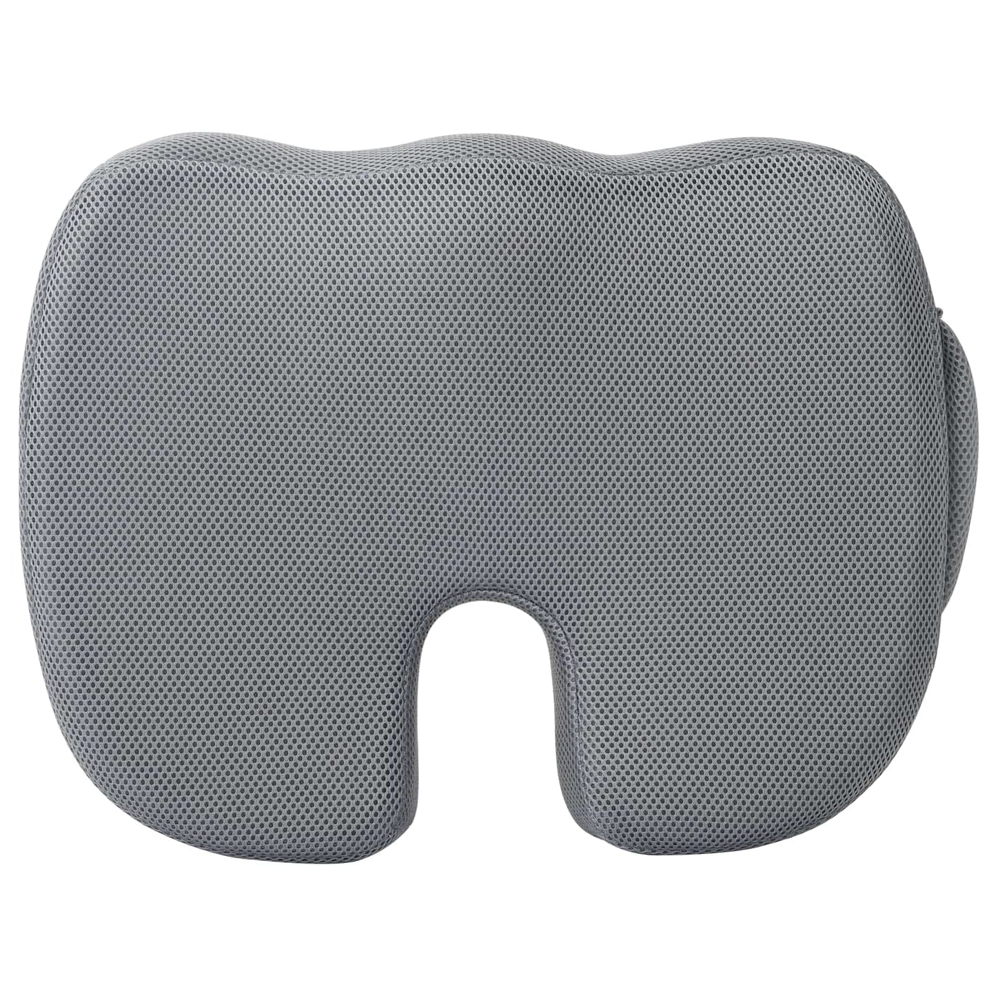 vidaXL Sitzkissen mit Kissen Grau 47 x 37 x 8 cm Mit Netz
