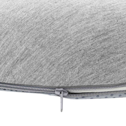 Sitzkissen Einfarbig Hellgrau 42 x 36,5 x 8 cm Viscoschaum