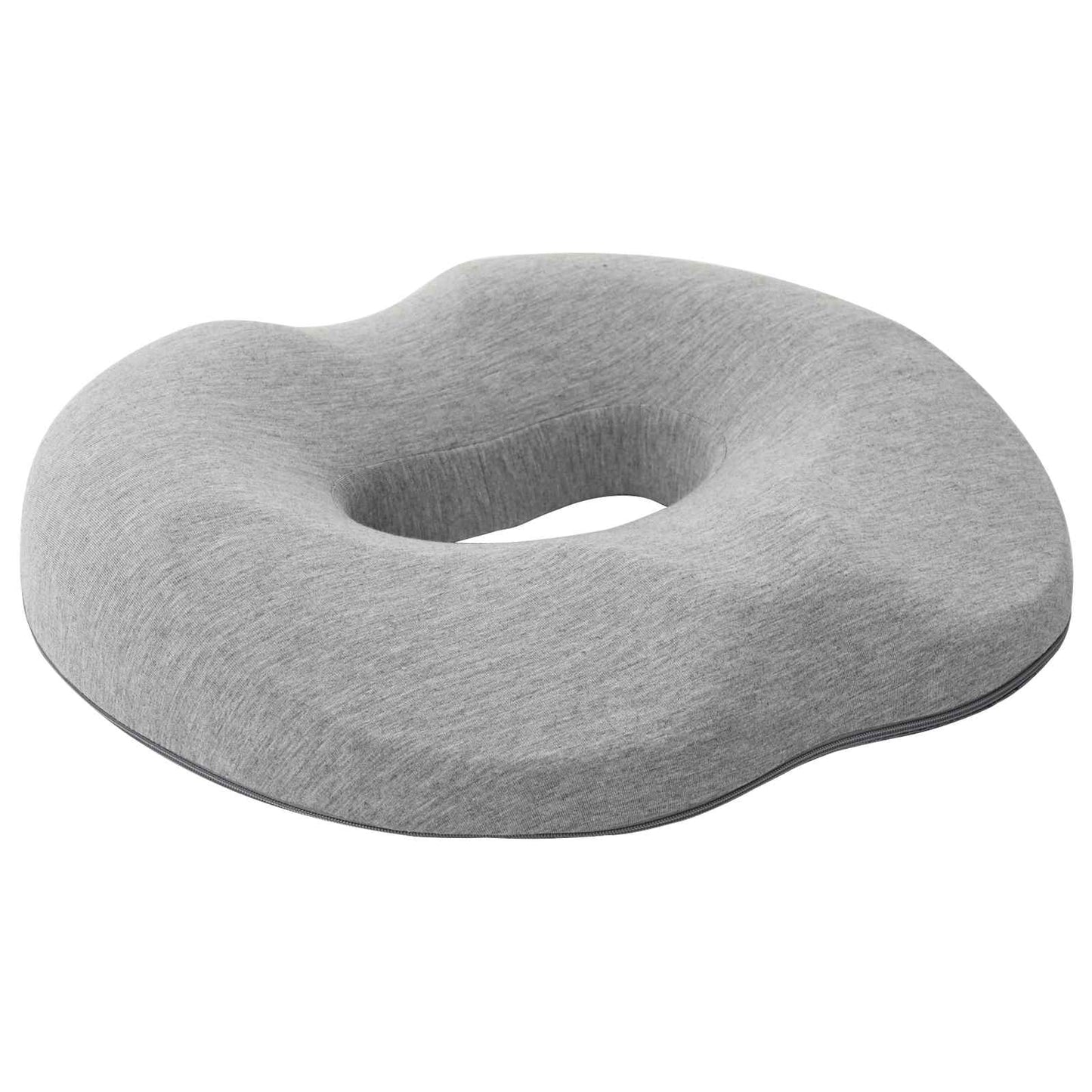 Sitzkissen Einfarbig Hellgrau 42 x 36,5 x 8 cm Viscoschaum