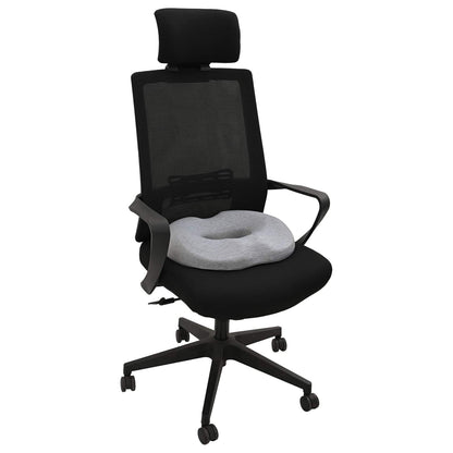 Sitzkissen Einfarbig Hellgrau 42 x 36,5 x 8 cm Viscoschaum