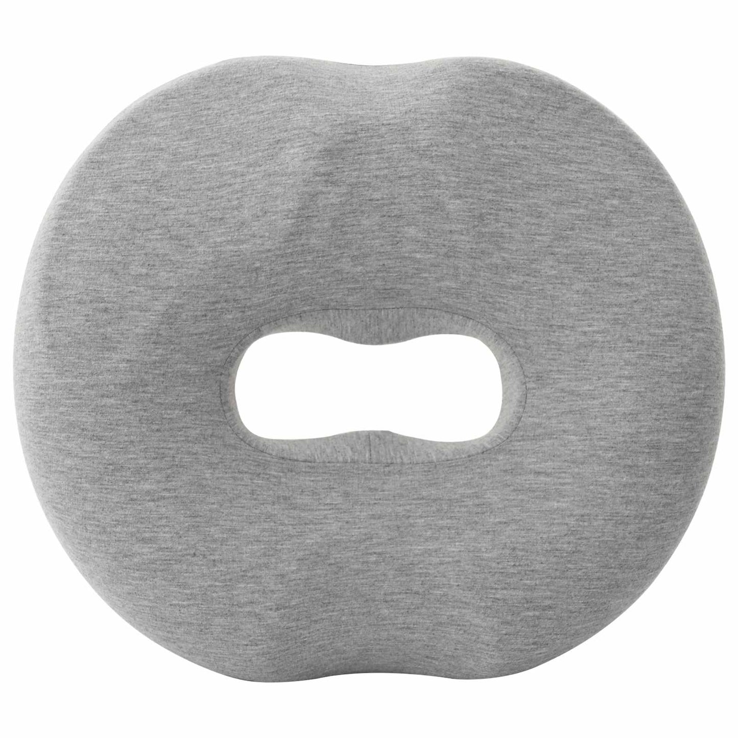 Sitzkissen Einfarbig Hellgrau 42 x 36,5 x 8 cm Viscoschaum