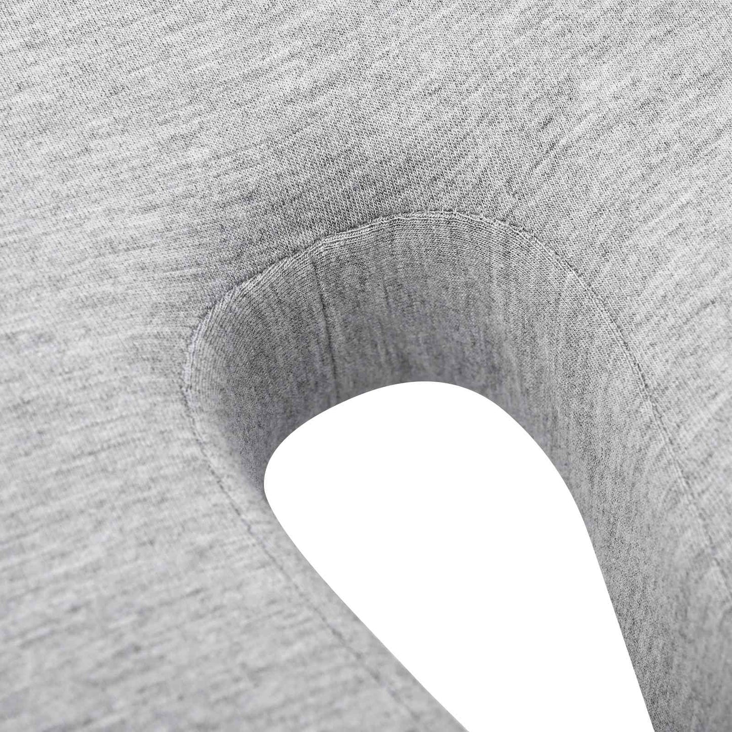 Kopfkissen mit Kissen Hellgrau 50 x 43 x 10 cm Baumwolle