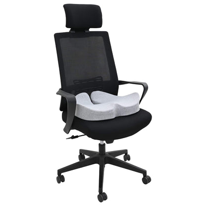 Kopfkissen mit Kissen Hellgrau 50 x 43 x 10 cm Baumwolle