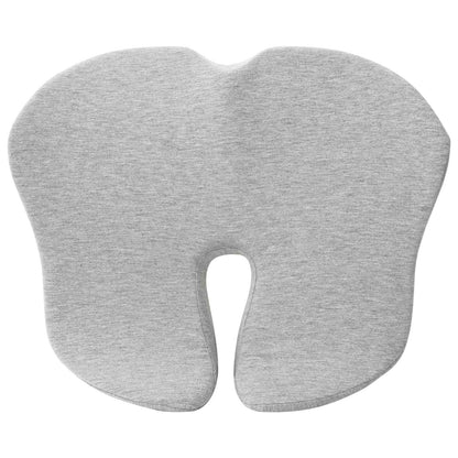 Kopfkissen mit Kissen Hellgrau 50 x 43 x 10 cm Baumwolle