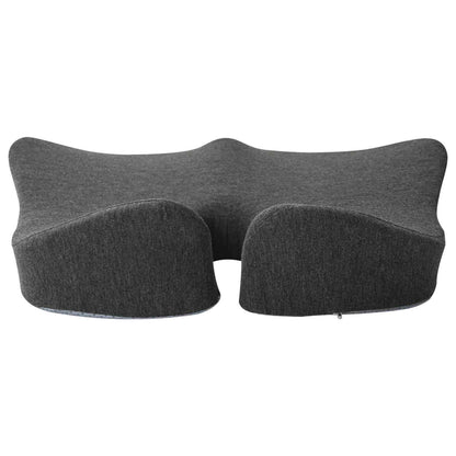 vidaXL Kopfkissen mit Kissen Dunkelgrau 50 x 43 x 10 cm Baumwolle