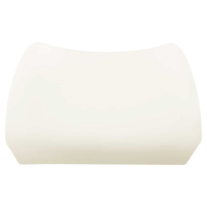 Rücken Kissen Einfarbig Grau 36 x 30 x 12 cm Viscoschaum