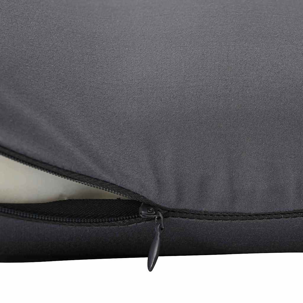 Rücken Kissen Einfarbig Grau 40 x 32 x 14 cm Viscoschaum