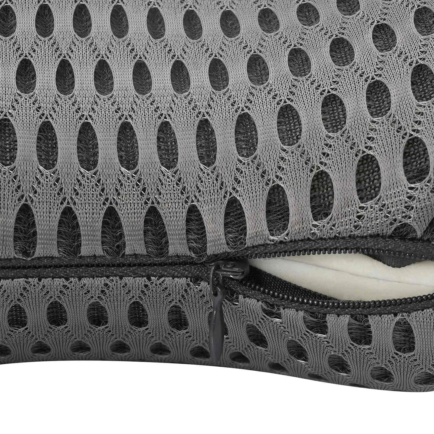 Kissenset Einfarbig Verstellbar 2 pcs Grau Viscoschaum