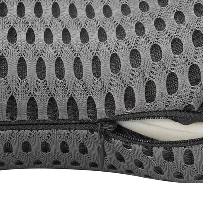 Kissenset Einfarbig Verstellbar 2 pcs Grau Viscoschaum