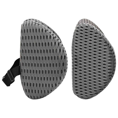 Kissenset Einfarbig Verstellbar 2 pcs Grau Viscoschaum