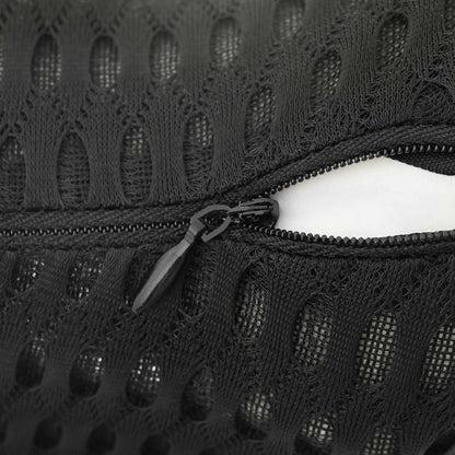 Kissenset Einfarbig Verstellbar 2 pcs Schwarz Viscoschaum